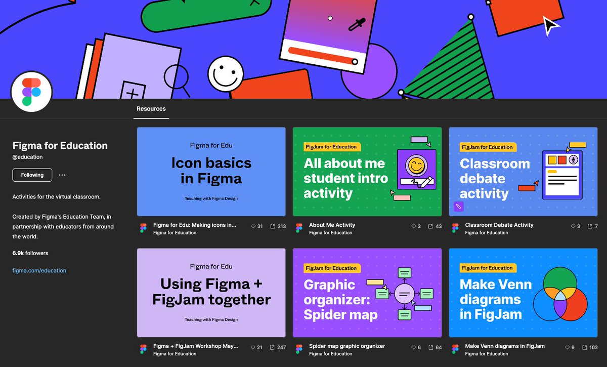 Recently spent some time crate digging through the awesome stuff in Figma for Education and the broader @figma community with a teacher lens.

My middle schoolers would be having a heyday with Figmaland. 

I'd love to follow folks using it creatively in class.