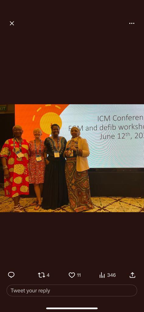 ICM 2023 Conference  FGM De-infibulation workshop,our session 
Was well attend today room full of  Global Midwives.#ICM2023 #MidwivesInBali #EndFGM #RCM   @dunkleybent  @consideredview @JulieFGMmidwife @IsabelleCornet8 @WoganWebb @Helen_Brown_WH @WhitHealth @rawdah_gm @JegedeTina