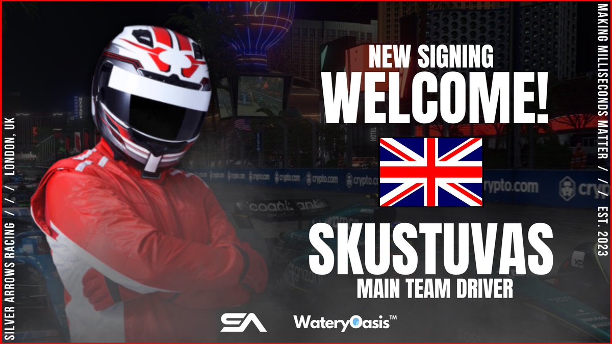 🚨 MAJOR SIGNING 🚨

With numerous top 100 lap times, we are delighted to announce that <a href="/domfly07/">WOR_Skustuvas</a> is joining the team as a driver ahead of F1 23’s release!

Welcome to the team 🙌🙌

#MakingMillisecondsMatter
