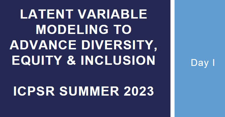 Day 1! [These approaches] “will not dismantle systemic racism, however, it is a tool to begin to reimagine the role that research and data can play in an antiracist society.” (Castillo &amp; Gilborn, 2022, p. 3) <a href="/ICPSRSummer/">ICPSR Summer Program</a>