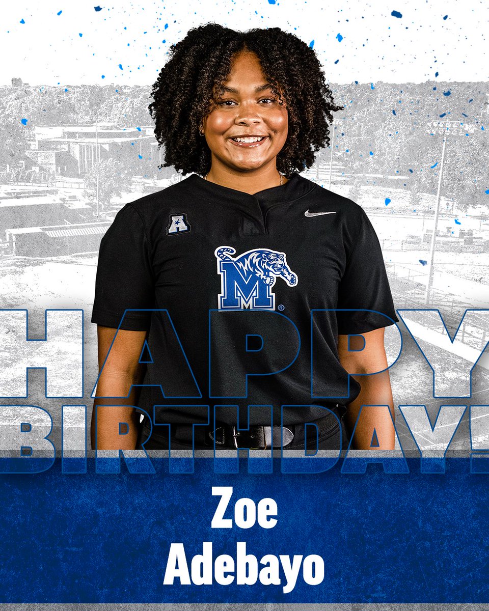 MemphisSoftball's tweet photo. Happy Birthday to the life of the party, Zoe! 🎉🎂 https://t.co/V36YK0X3MP