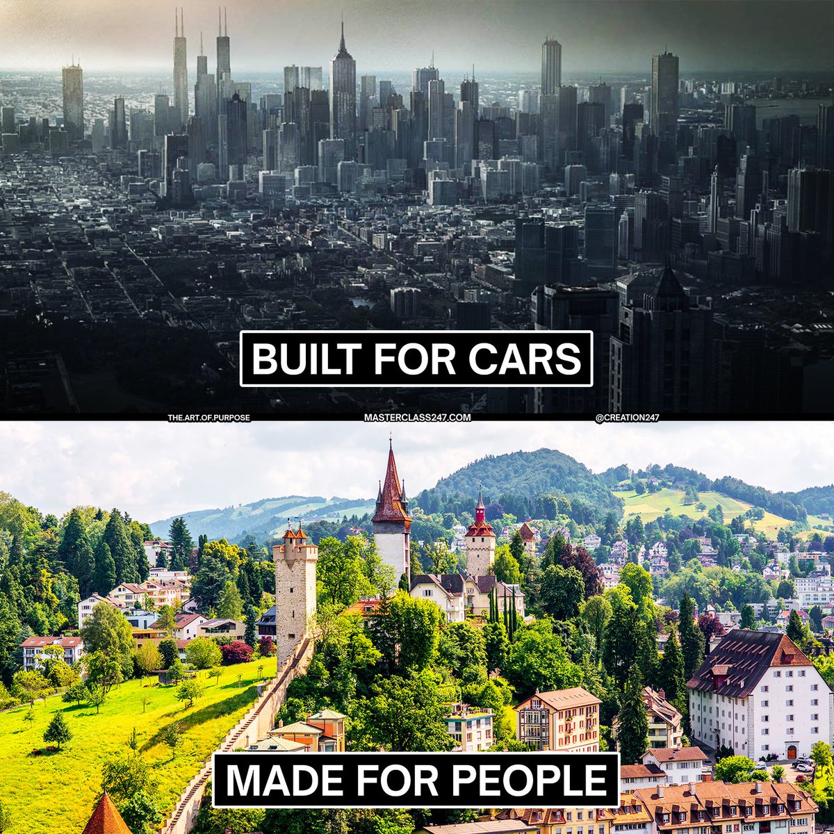 Cities should work for people - not the other way around... agree or disagree?