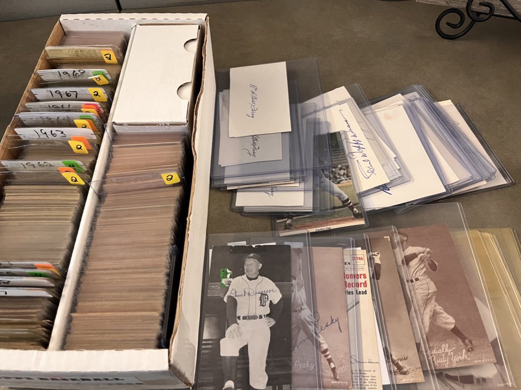 Vintage baseball claim sale starting Tuesday 6/13 at 7PM eastern. 50’s and 60’s Tuesday, 70’s and 80’s Wednesday on my page during <a href="/CardsStory/">Cards With A Story</a> sales thread. May get some vintage football included and autos. Will be a lot of commons but stars too. Set builders get your lists ready