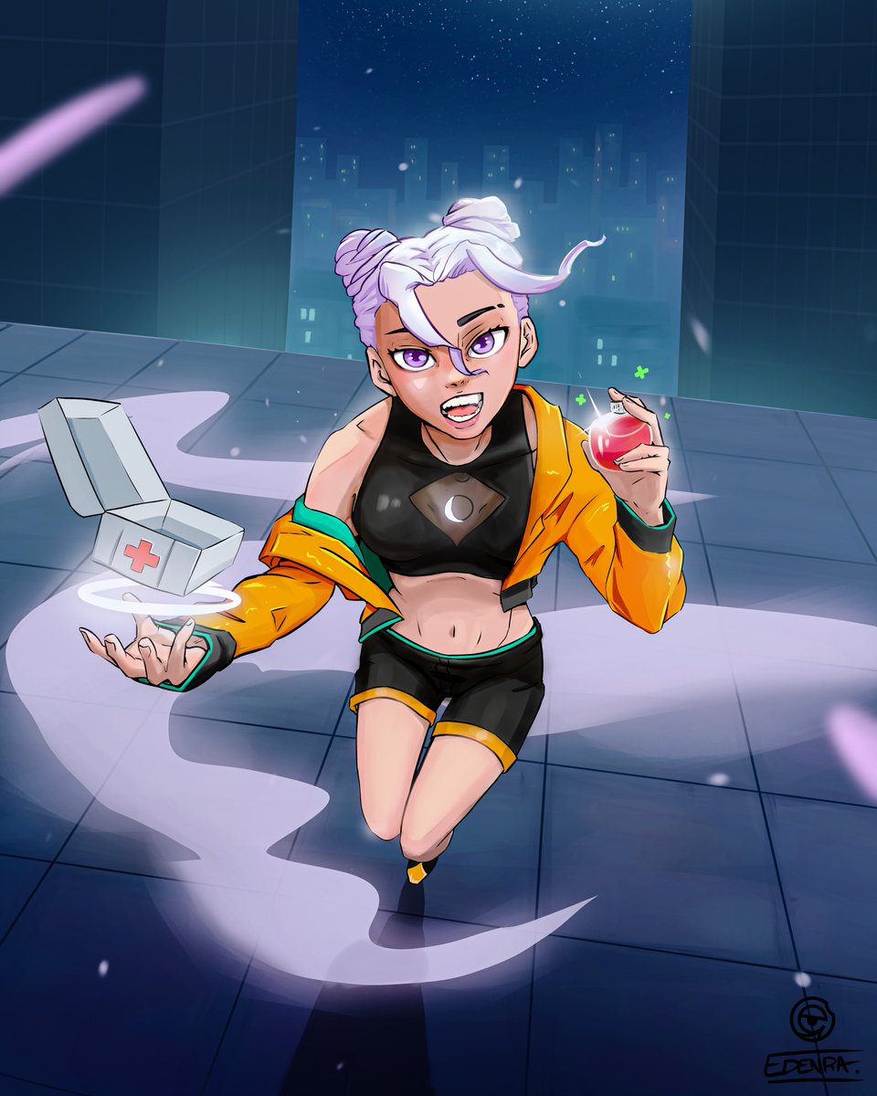 Edenra_'s tweet photo. Ma participation au #mcdrawchallenge 14 de @McDiams ! La ref : Kit de soin, interprétation libre !
Si vous avez besoin d'heal, mon nouvel OC peut vous aider !
#digitalpainting #digitalart #originalcharacter #illustration https://t.co/P81xtlOd9e