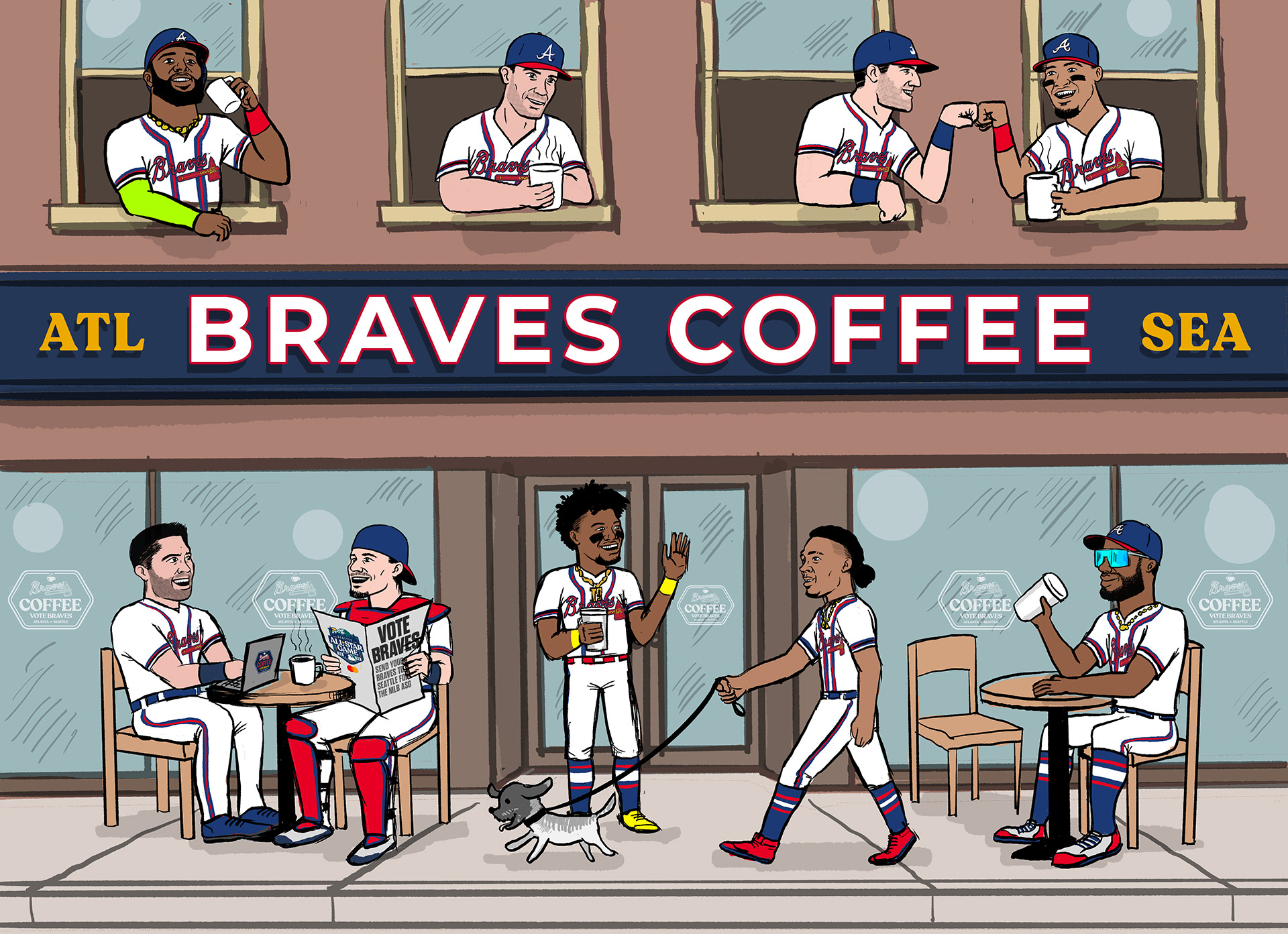 Atlanta Braves on X: Send our stars to Seattle! 🌟:    / X