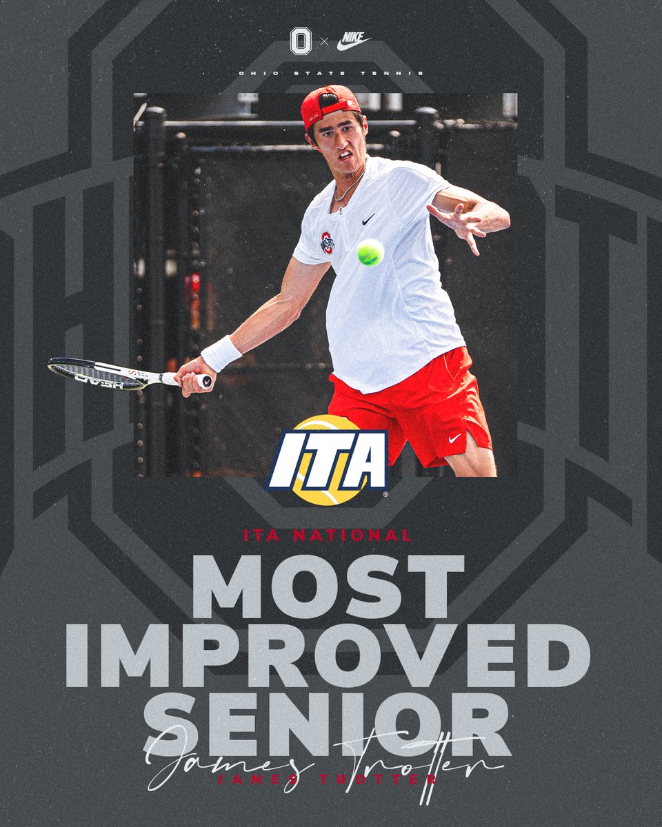 Ohio State M Tennis (@ohiostatemten) on Twitter photo Congrats to James Trotter on being named the ITA National Most Improved Senior!
MORE: go.osu.edu/trotterimprove… Congrats to James Trotter on being named the ITA National Most Improved Senior!
MORE: go.osu.edu/trotterimprove…