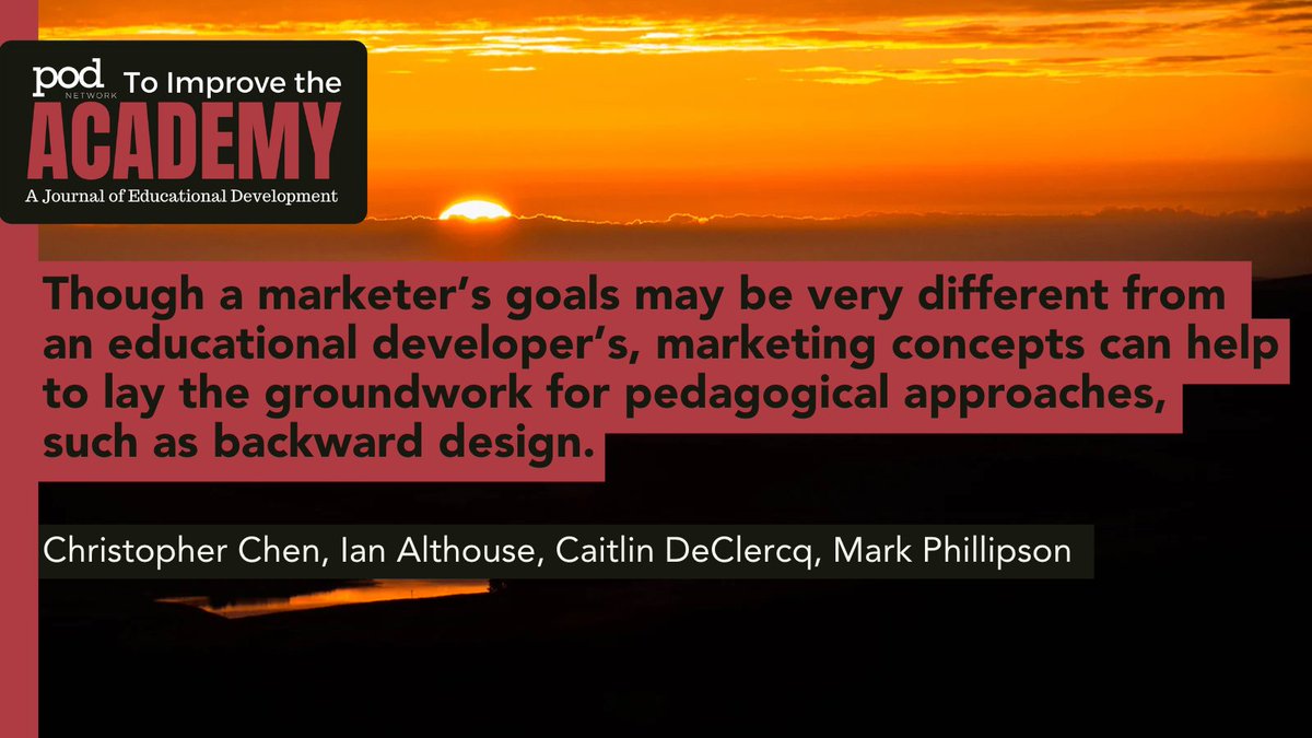 Want to tailor your CTL's programs to your audience's needs? Take a cue from marketing. In this TIA feature, @ColumbiaCTL tests the potential of the STP marketing model to refine their #eddev offerings. @CVHHChen, @IAlthouse, @clayfox, Caitlin DeClercq buff.ly/42FekBg