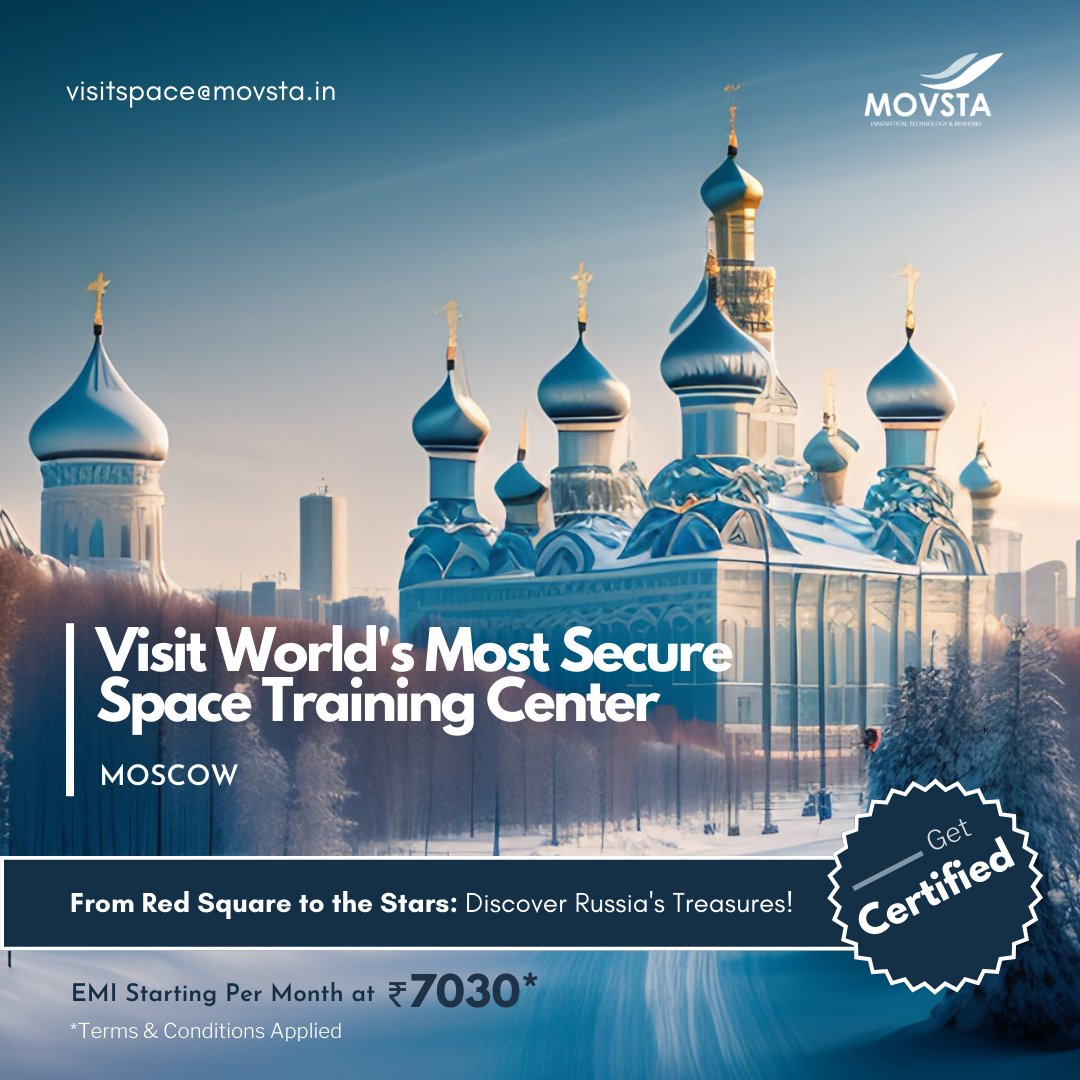 movstaindia's tweet photo. This August 2023...Let's Explore🚀the mystique of the Yuri Gagarin Cosmonaut Training Center and encounter Russian cosmonauts and USOS astronauts. 

WhatsApp: https://t.co/qyOtNlIbx8
Email : visitspace@movsta.in

#SpaceCamp #Moscow #UnparalleledAdventure https://t.co/ADkwF3wRRY