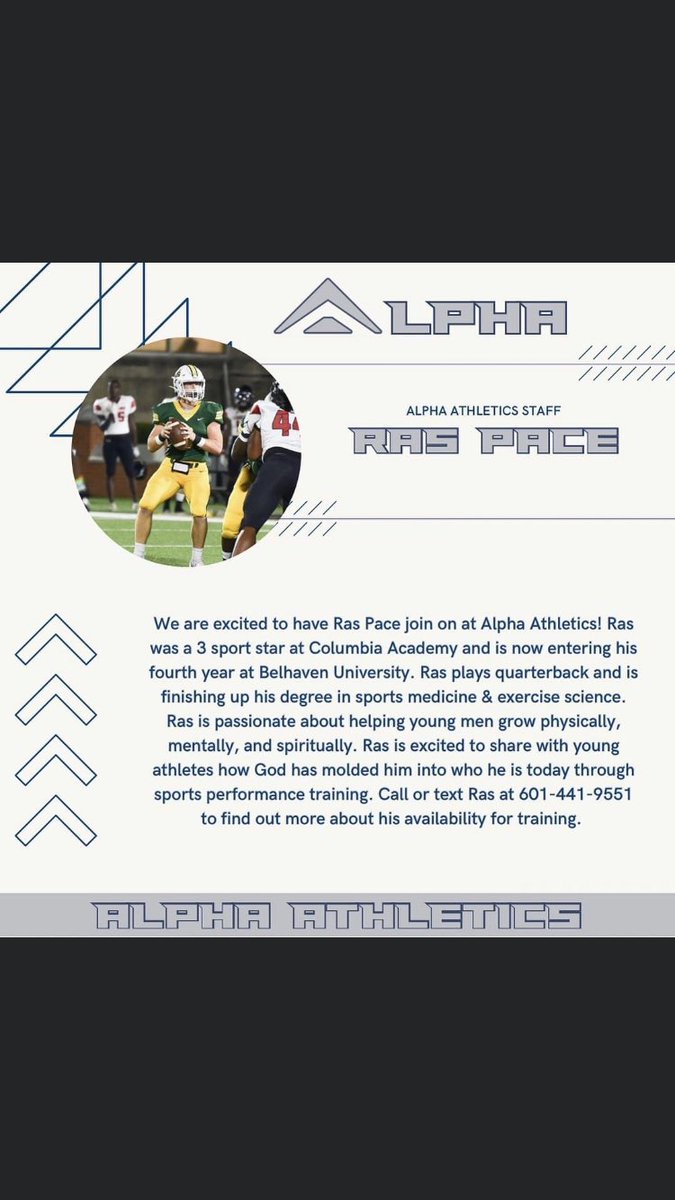 TannerP21's tweet photo. Great opportunity for junior high and high school athletes! @RasPace4 https://t.co/AO7sAEVbo8