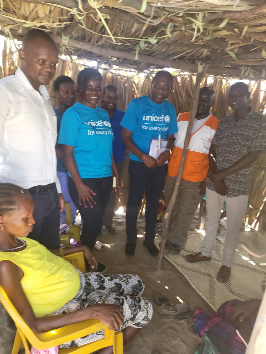 ismaelteta's tweet photo. Field visit to Turkana and Kakuma. Northen regions of Kenya have been devastated by droughts. Acute Malnutrition rates are as high as 40% in some counties. #Unicef and partners' support to the communities is helping the recovery and resilience in the affected areas https://t.co/I2s0j7hhoe