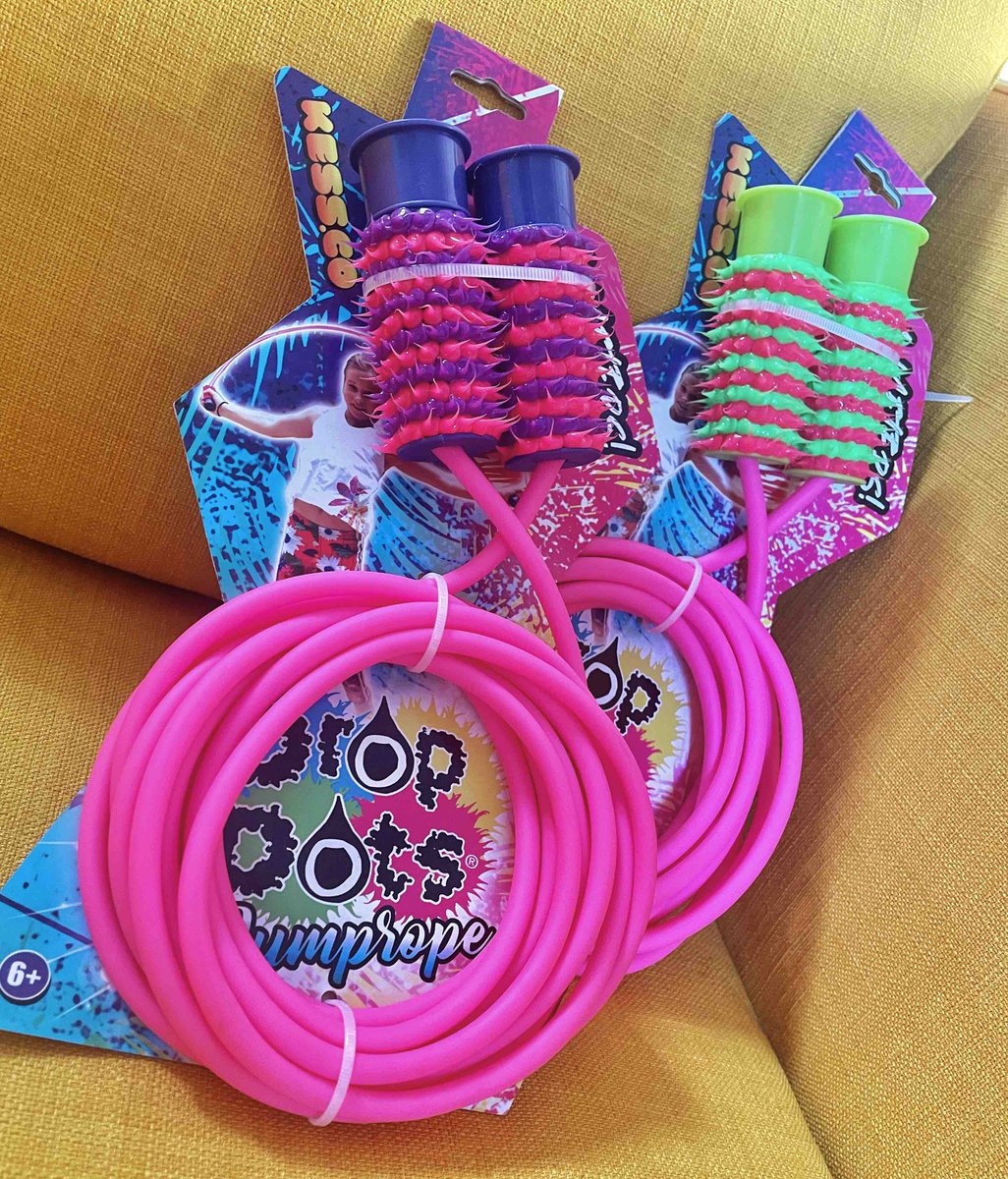 KessPlay's tweet photo. Drop Dots handles ๐ jump in fun colorful style โจ
#jumpropes #jumprope #toys #active #summer #summertime #kessco #kessplay #sensorytoy #sensorytoys #fidgettoys #activetoys #playgroundtoys https://t.co/ENTpbEvE7y