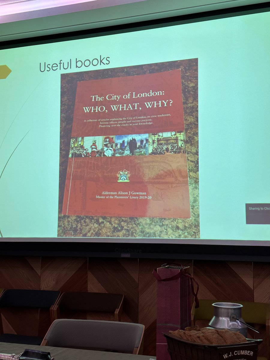 FarmersCompany's tweet image. The City of London Who, What, Why ? by ⁦@GowmanAJ⁩ #LiveryFamiliarisationDay