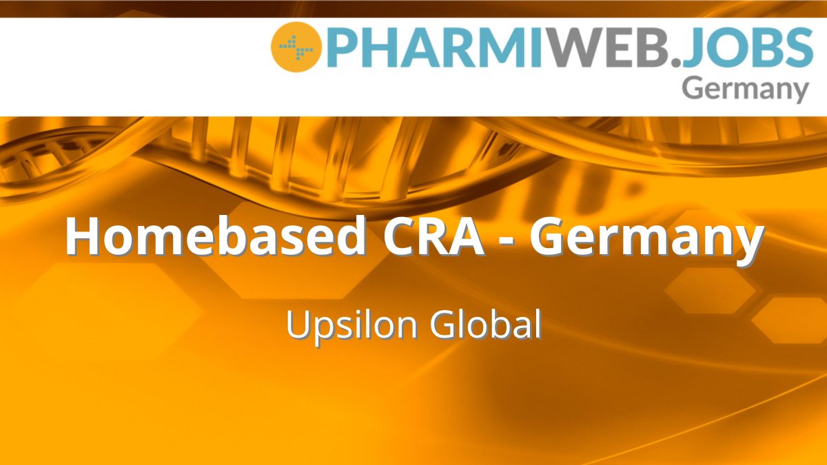 Upsilon Global: Homebased CRA - Germany
pharmiweb.jobs/job/1633802/ho…
#LifeScienceJobsGermany #PharmaGermany #BiotechGermany #PharmiWebGermany