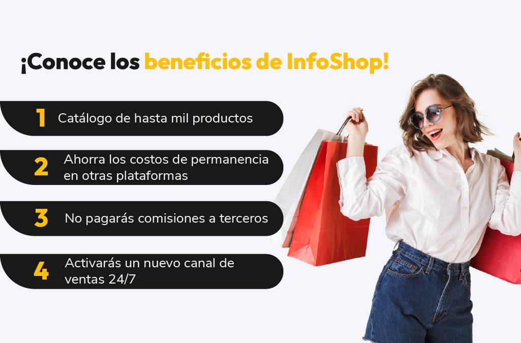 Infoguiacom's tweet photo. ¡Aprovecha nuestro #InfoShop para aumentar tu poder de ventas en la web! 😁
¡Abre la imagen, y entérate de los beneficios de esta opción! Después no digas que no te dijimos 🤨 https://t.co/hyuTL6In4x