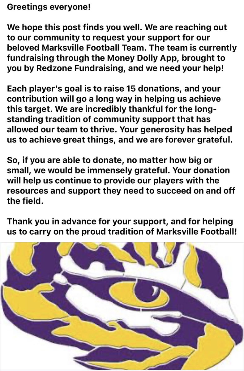 Marksville Tiger Football tweet media