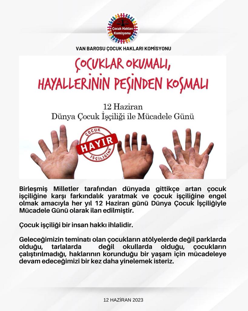 #Çocukişçiliğinehayır#