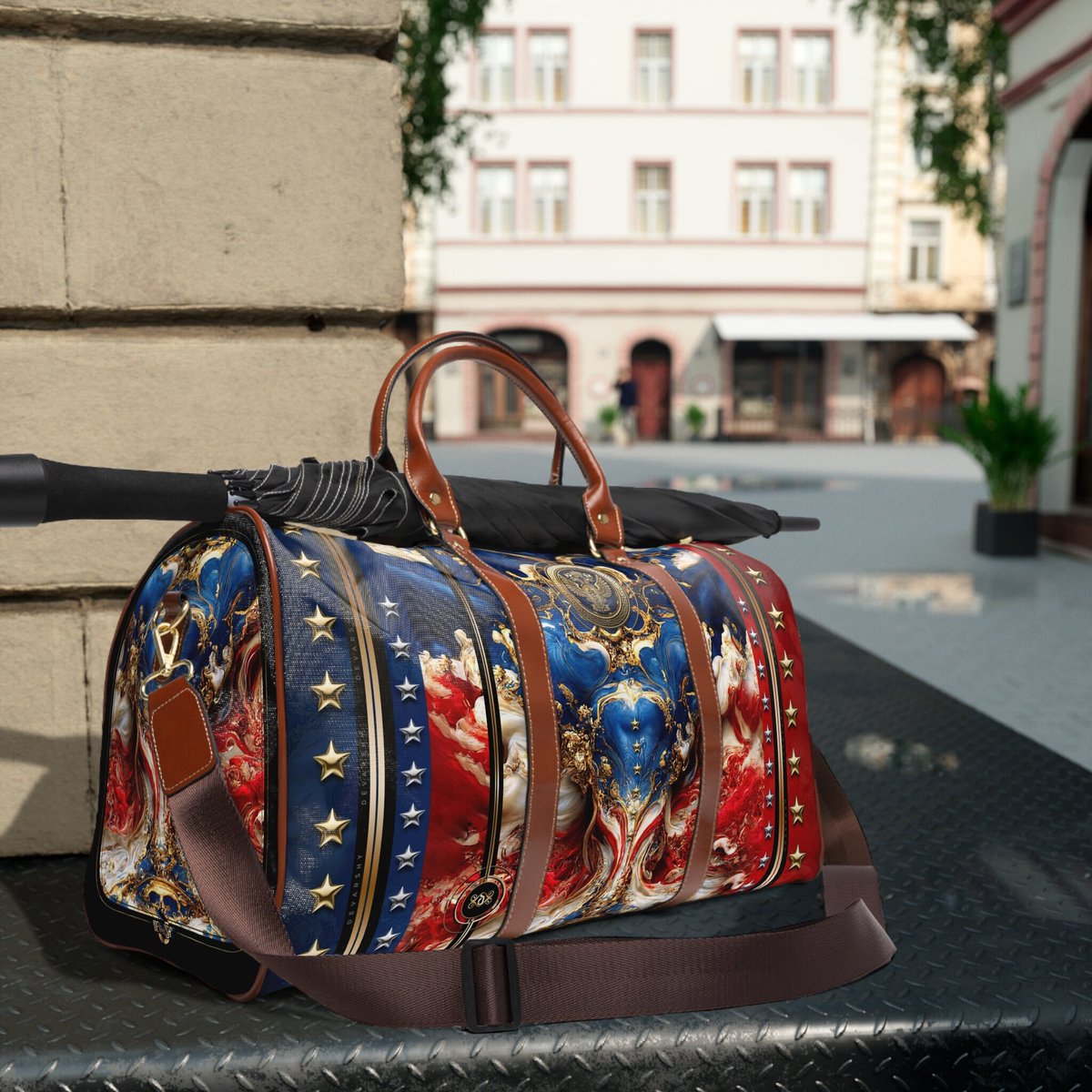 devarshyarts's tweet photo. Celebrate July 4th like never before ! Travel with our American spirit PU leather premiumBag ! https://t.co/DEyQbDmdtk

#printedbag #digitalprint #4thofjuly #4thjulysale #sale #travelstyle #duffelbag #Travel #luggage #printedluggage #devarshy #Samsonite #americangift #giftidea https://t.co/tqr62AaXOQ