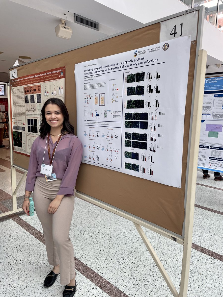 Barbara Porto (@barbaraporto16) on Twitter photo My students’ first time presenting a poster at the Manitoba Student Health Research Forum and in 🇨🇦! Way to go, guys!
#ProudPI My students’ first time presenting a poster at the Manitoba Student Health Research Forum and in 🇨🇦! Way to go, guys!
#ProudPI
