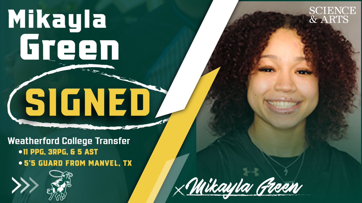 #DroverNation, please welcome Mikayla Green <a href="/kksymone07/">mikayla green</a> to the squad! She is SHOOTER, that can also make players around her better! She brings great speed and defensive intensity! We are very excited to have her join the program! #BEDIFF @USAOWBB <a href="/DroverAthletics/">USAO Drover Athletics</a>
