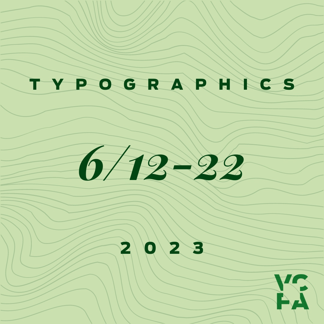 Starting today! Typographics 2023, June 12-22. 

VCFA's MFA in Graphic Design will be well represented at this year's Typographics Conference.

Kyla Paolucci '23 + Faculty member Tasheka Arceneaux-Sutton will be presenting this year.

Learn more: 
vcfa.edu/typographics-2…