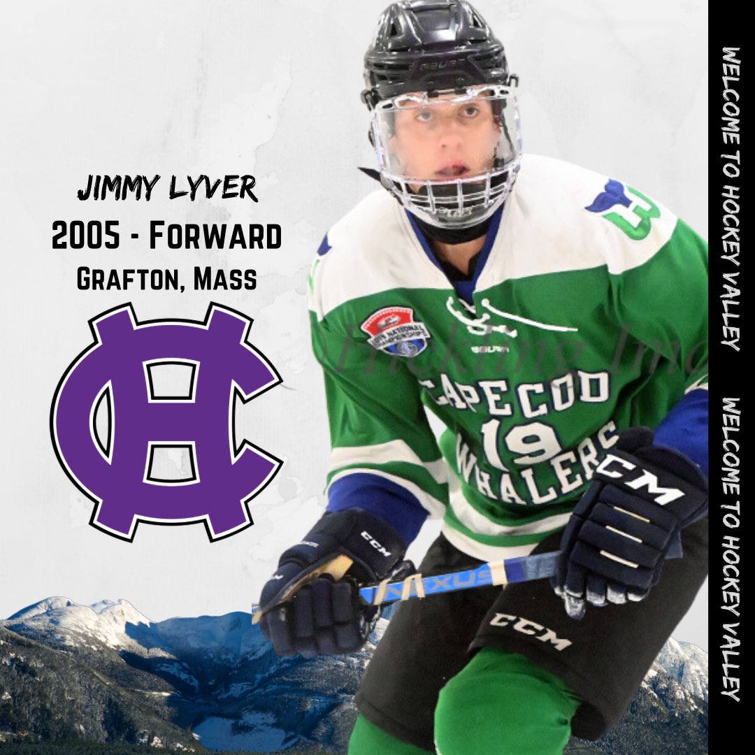 The Bulldogs are excited to welcome Jimmy Lyver to Hockey Valley! Lyver is committed to play NCAA Hockey with <a href="/hcrossmhockey/">Holy Cross M. Hockey</a>. #bulldogshockey #hockeyvalley