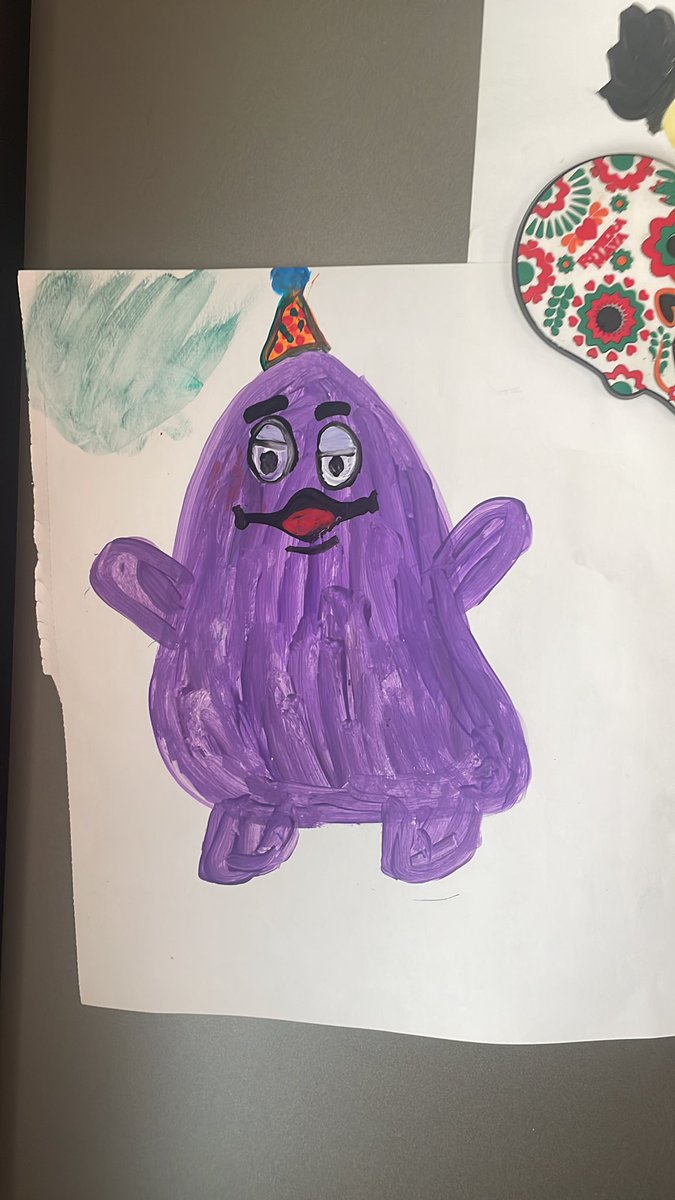 Gharbanzo's tweet photo. @HuinGuillaume @McDonalds @SIRIUSXM Grimace has us all out here being creative 🥳🥳🥳 https://t.co/Cn9VMOhm37