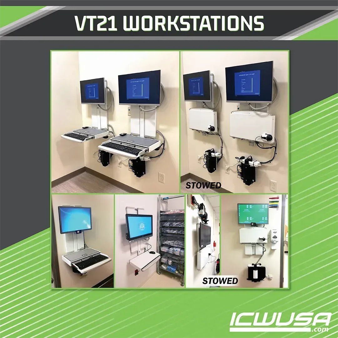 ICWUSA's tweet image. Check out our VT21 Workstations. They come with many benefits and improve every work environment instantly.
To find out more details visit our website or contact us directly.

#SitStandWorkstation #Workstation #ICWUSA #Ergonomics