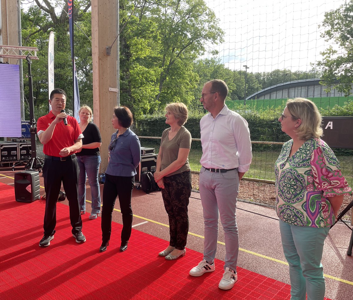 departement86's tweet image. Le Département de la #Vienne, @CREPS86 et @Grand_Poitiers accueillent la délégation Chinoise de Basket 3x3 féminin au @CREPS86, centre de préparation aux Jeux de #Paris2024, jusqu'au 26 août. #TerreDeJeux2024