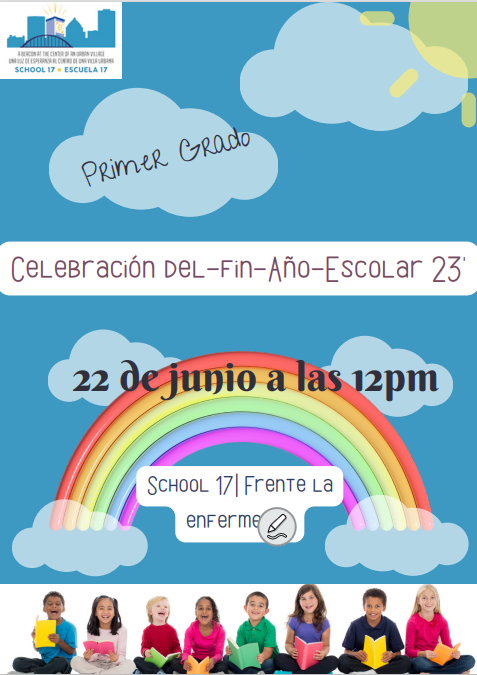 First grade families - save the date - June 22 at 12PM there will be an end of year celebration!!  #onercsd #rcsdsch17 #firstgrade #celebrationoflearning #community