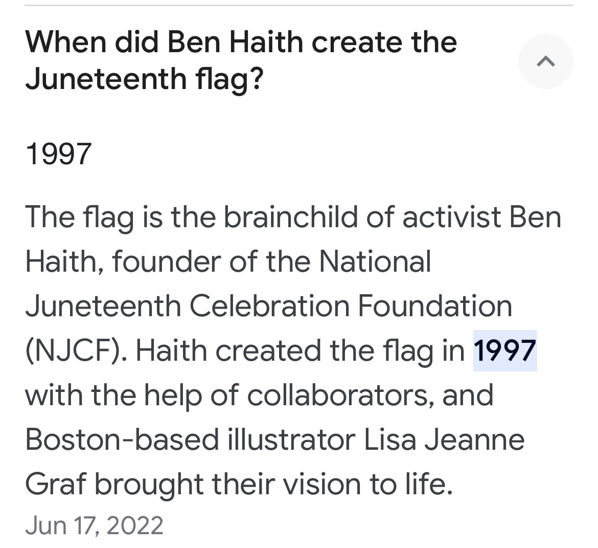 This beautiful Black Man, BEN HAITH,b created the Juneteenth flag in 1997 #BlackAmerican #Delineation