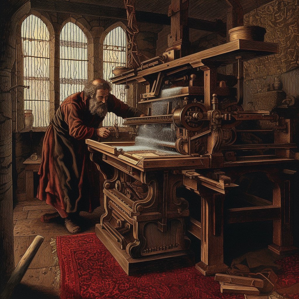 History____Geek's tweet photo. 🏰🌍📜 The medieval period was a time of great change and innovation, and it saw the development of many new technologies, including the printing press, the compass, and the mechanical clock. These inventions helped to shape the modern world. 🕰️🧭📜

#MedievalTimes #Innovations https://t.co/EZHVOwQaGo
