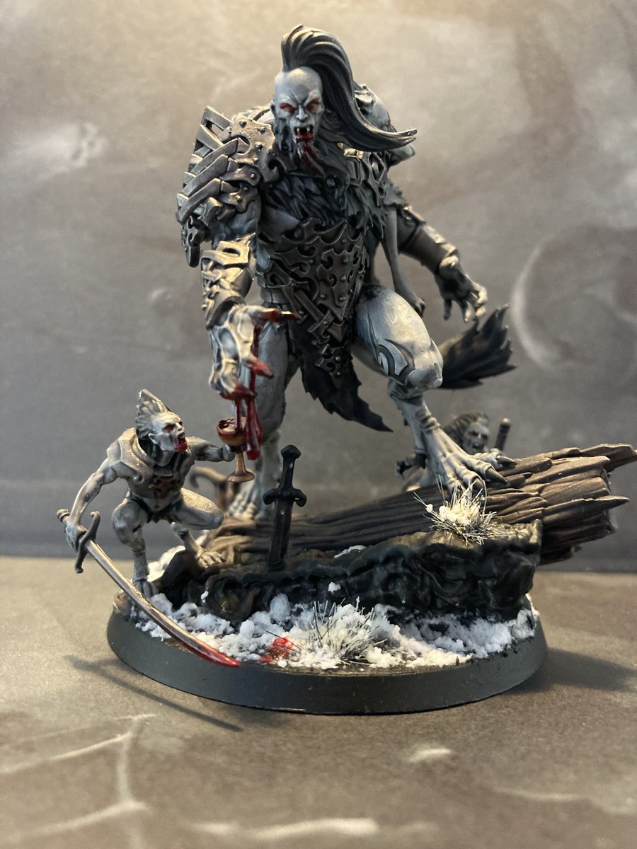 danwrightaos's tweet image. Finished up chadukar the beast tonight for my soulblight!
