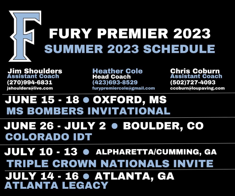 ella zobel (@zobelella) on Twitter photo 4 days till travel ball starts‼️‼️Super excited to get back with my fury girls 😁 <a href="/FP23Coach/">Heather Cole</a> 4 days till travel ball starts‼️‼️Super excited to get back with my fury girls 😁 <a href="/FP23Coach/">Heather Cole</a>