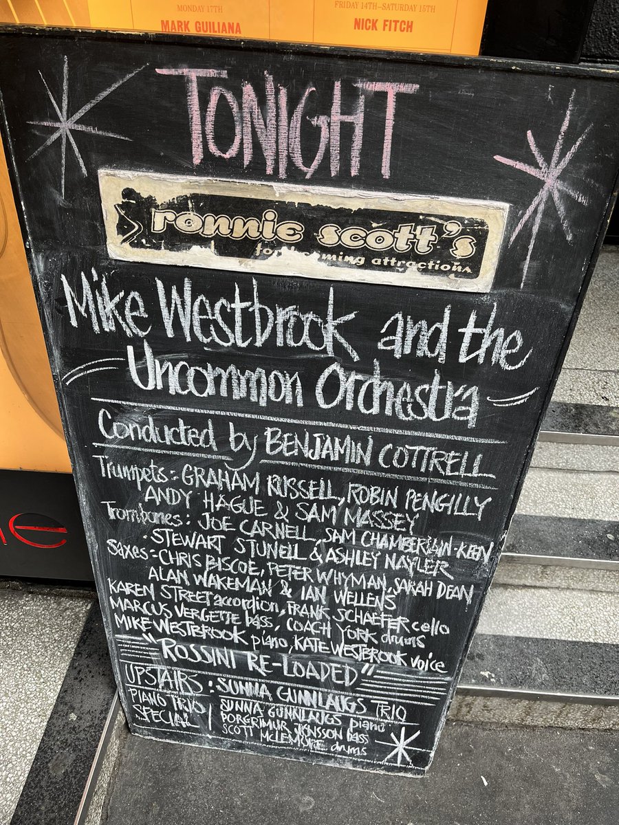 Ben Cottrell (@_bencottrell) on Twitter photo At <a href="/officialronnies/">Ronnie Scott's Jazz Club</a> with <a href="/MikeJDWestbrook/">Mike Westbrook</a> and co tonight and tomorrow with his Rossini Re-Loaded programme! Come down ronniescotts.co.uk/performances/v… At <a href="/officialronnies/">Ronnie Scott's Jazz Club</a> with <a href="/MikeJDWestbrook/">Mike Westbrook</a> and co tonight and tomorrow with his Rossini Re-Loaded programme! Come down ronniescotts.co.uk/performances/v…