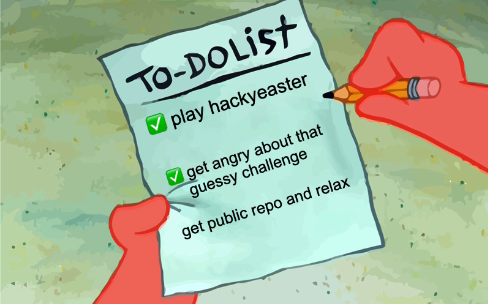 Hacky Easter tweet media