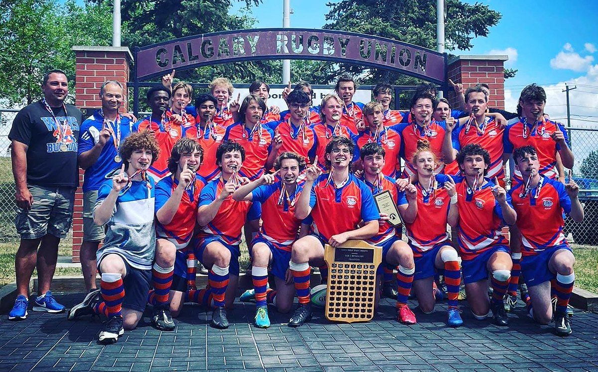 LethSchDivision's tweet photo. The @wchslethbridge Bulldogs earned gold on the weekend at the @ASAA rugby championships. Please visit the @LethSchDivision website to learn more about the tournament, including the three other medals Division teams took home: https://t.co/Dd7yyzJZnD https://t.co/Bok5Fr8qUh