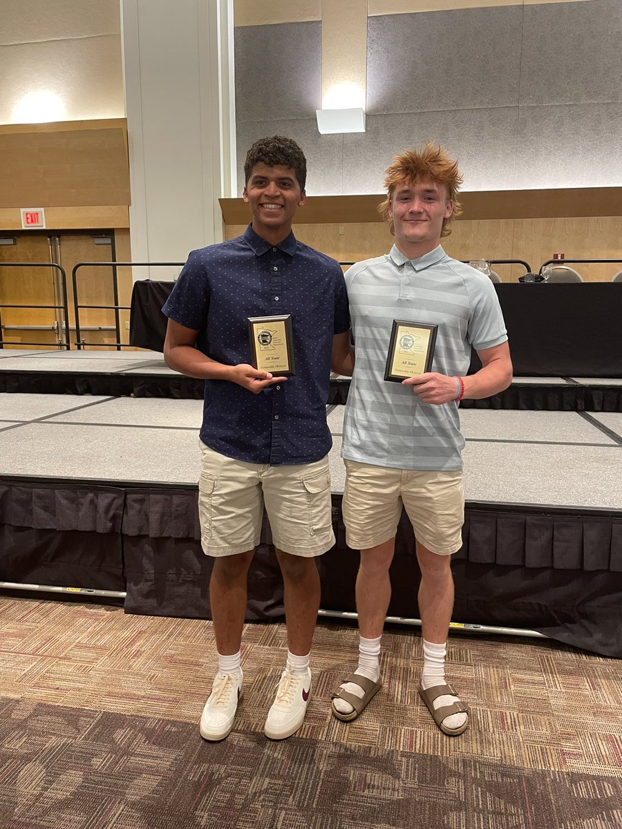 Quite the celebration last night! 2 All State Award winners and 1 Head Coach of the Year Award! #GoFalcons #FlyAbove🦅