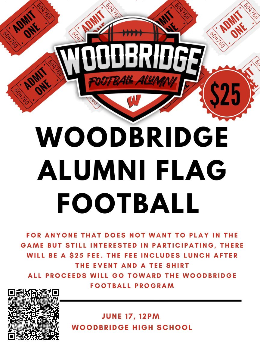 This Saturday June 17th, come out and support our first annual Alumni Flag Football Game! It is free to come watch and support everyone playing. There will be a $25 fee for anyone that wants a tee shirt from from the event and wants to eat at the bbq following the game.
