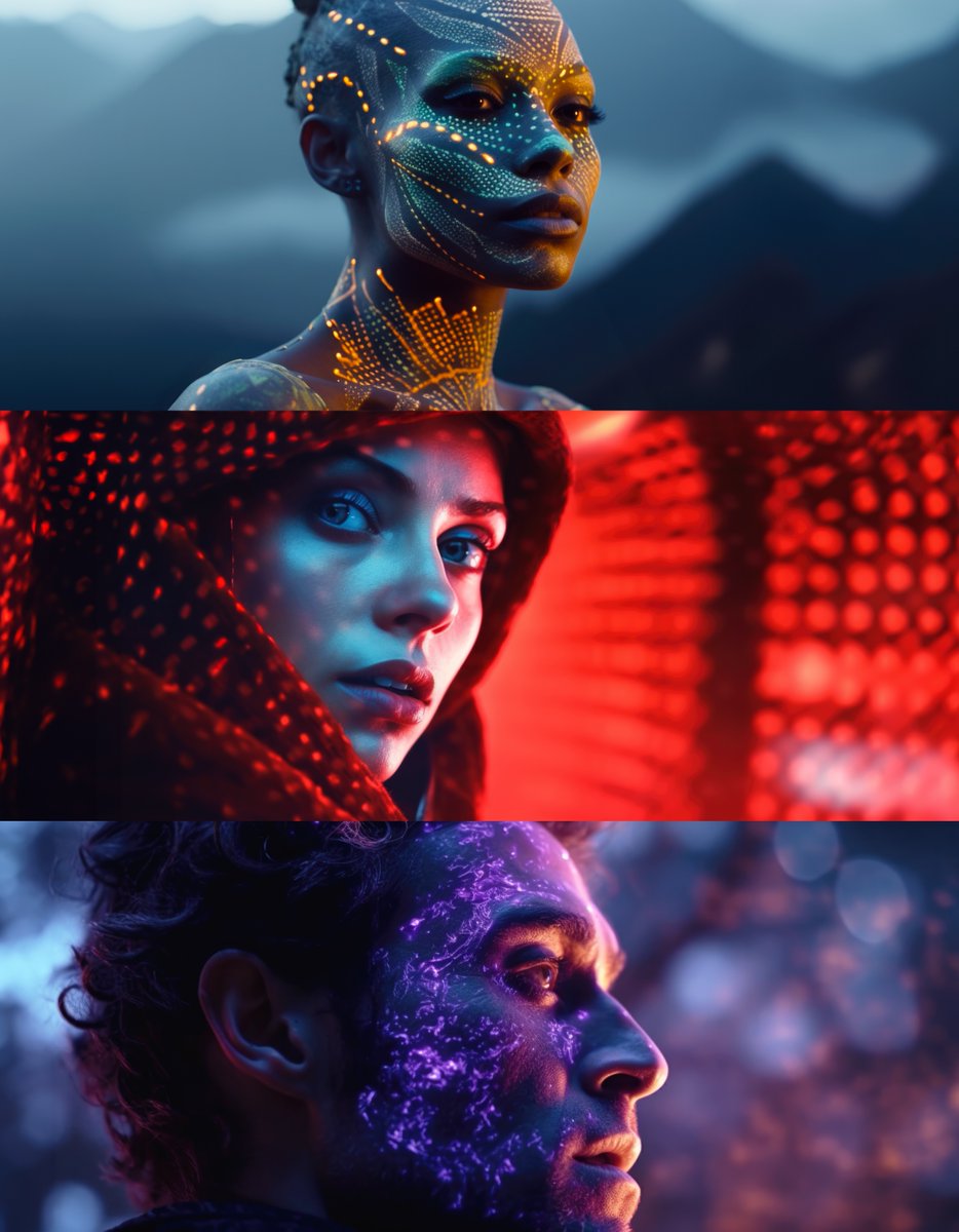 Playing with dots, maybe nothing special for practical use, but cool dots nonetheless.

#midjourney #aiartwork