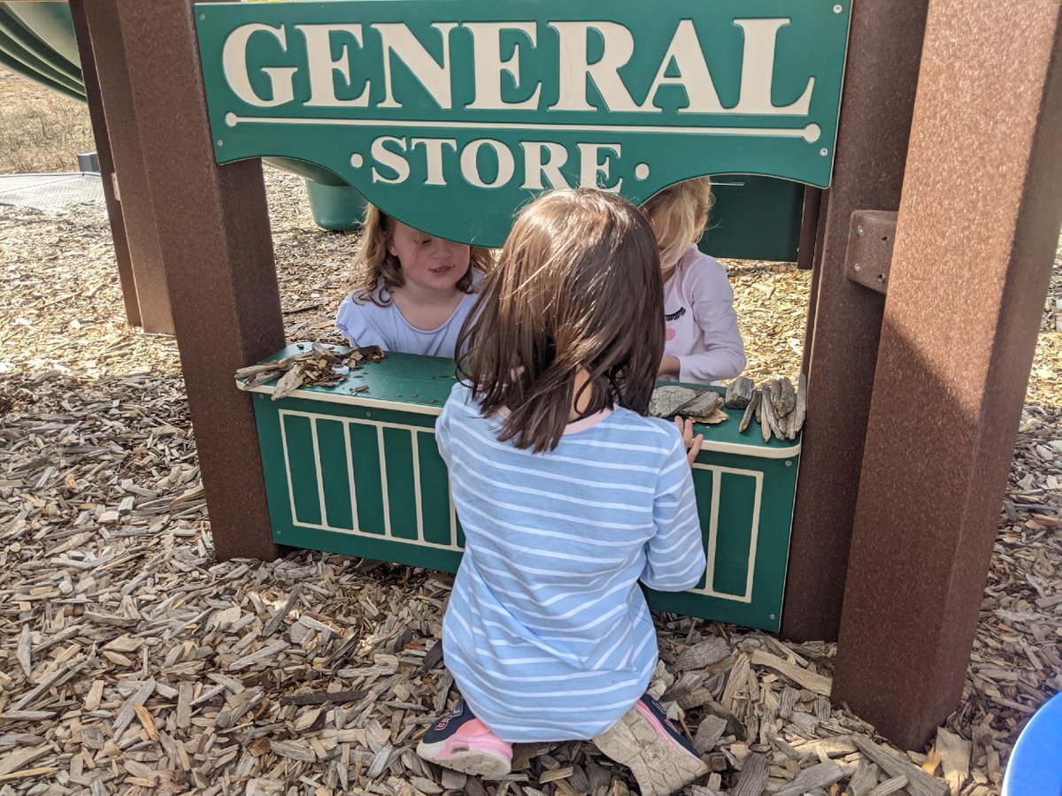 ECDSEagles's tweet photo. These students are already using their hands-on skills by running a general store on the playground! Just make sure you have enough rocks and woodchips to pay for their services... 😉

Recess is where practical application meets FUN.

https://t.co/TiPMqg4pon https://t.co/8eeWdaYJB7