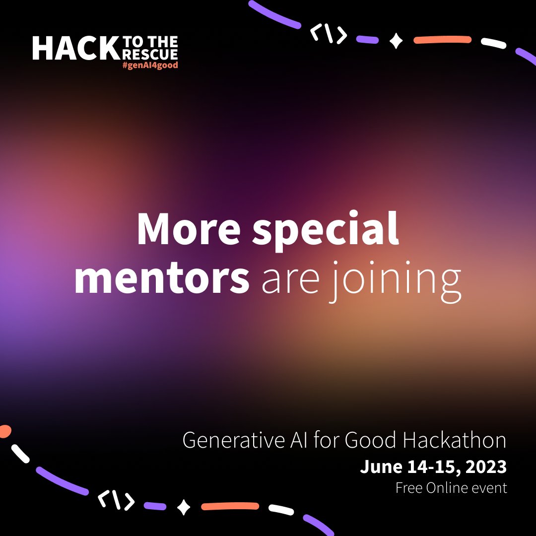 Level up your skills and get your solution boosted with the help of our mentors 🔥

These exceptional individuals bring a wealth of expertise across diverse fields and are genuinely excited to share their knowledge with our hackers via 1-on-1 mentorship during the event!