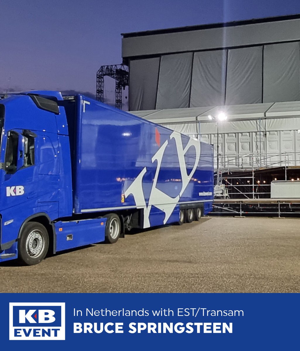 kbeventltd's tweet photo. Chilling back stage at Megaland Landgraaf Netherlands working with EST/Transam on @springsteen 
Photo by Ian Swain

#onsite #ontour #ontheroad #livemusic #eventprofs https://t.co/xTGd1wx2PY