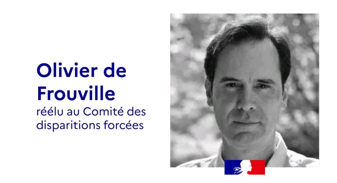 Le CRDH adresse ses plus chaleureuses félicitations à son directeur, le Professeur <a href="/OFrouville/">Olivier de Frouville</a>, pour sa réélection en qualité d'expert du Comité des disparitions forcées de l'ONU pour la période 2023-2024 👏