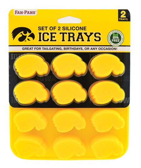 I just received NCAA Iowa Hawkeyes - Silicone Ice Cube Trays Two Pack - Dishwasher Safe from anonymous via Throne. Thank you!