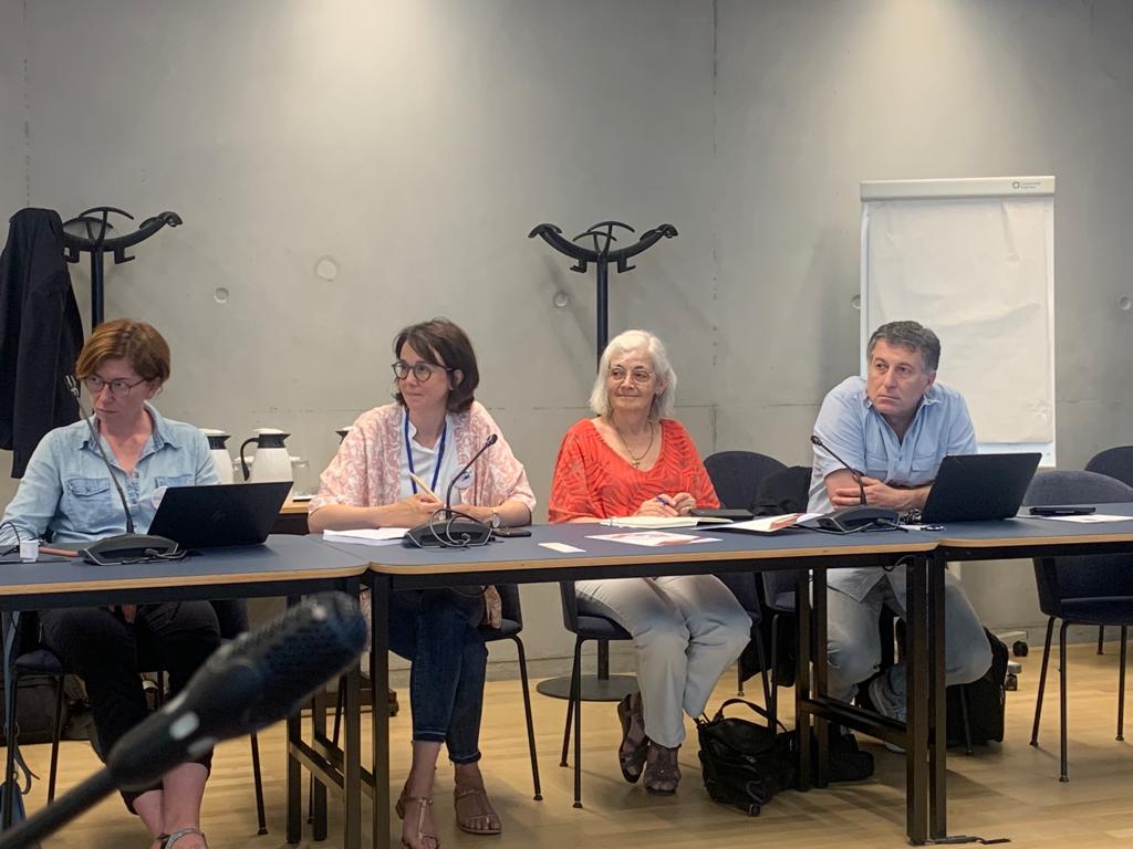 Rencontre de la présidente du sidiief et son équipe au siège de l'APHP avec les membres associatifs. L'ANFIIDE est présente à côté de l'ANFIPA