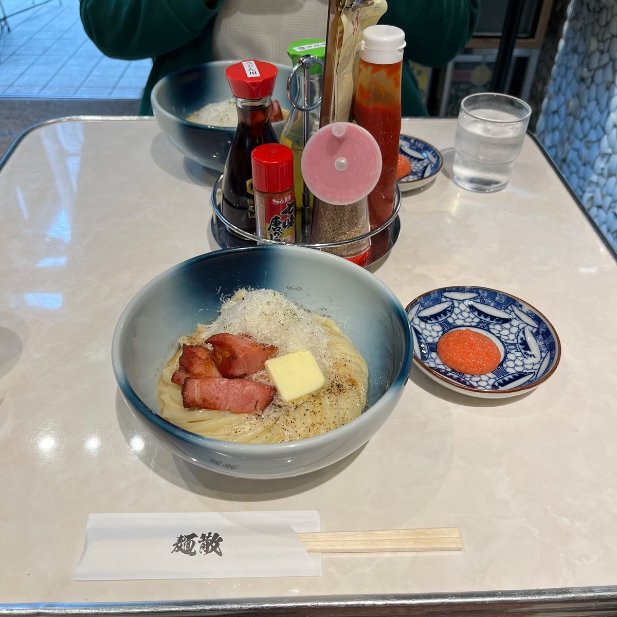 winter_fuyu123's tweet image. インスタで見てて気になってた所に
行ってきました🥺
明太子をトッピングしたら
更に美味しかった😋😋😋

また行きたいーー🥺
季節の天ぷらも気になる🫣

#麺散