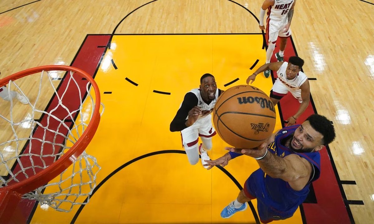 TotalSportsPick's tweet photo. Jokic and the Nuggets are on the cusp of their first ever #NBA Championship. Will they seal the deal tonight? 

#NBAFinals Game 5 Preview &amp; Tips - https://t.co/H2oiSfAVD6 https://t.co/r3PjKTcdPk
