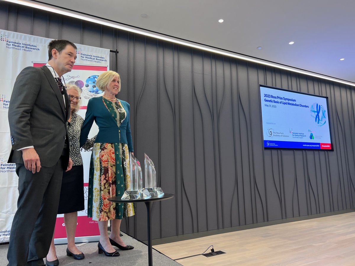 NYASciences's tweet photo. Thank you to those who joined us at the 2023 Ross Prize Symposium, presented with the Feinstein Institutes for Medical Research @NorthwellHealth &amp; @BioMedCentral's Molecular Medicine. Congratulations to the awardees @lab_hobbs! Register to view on-demand: https://t.co/BFOg104qsn https://t.co/nAKteXTjpx