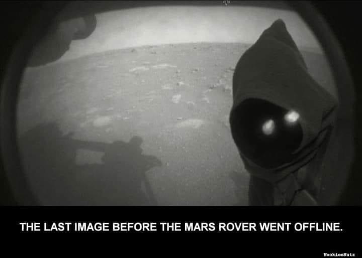 Last image of the #MarsRover #Jawas