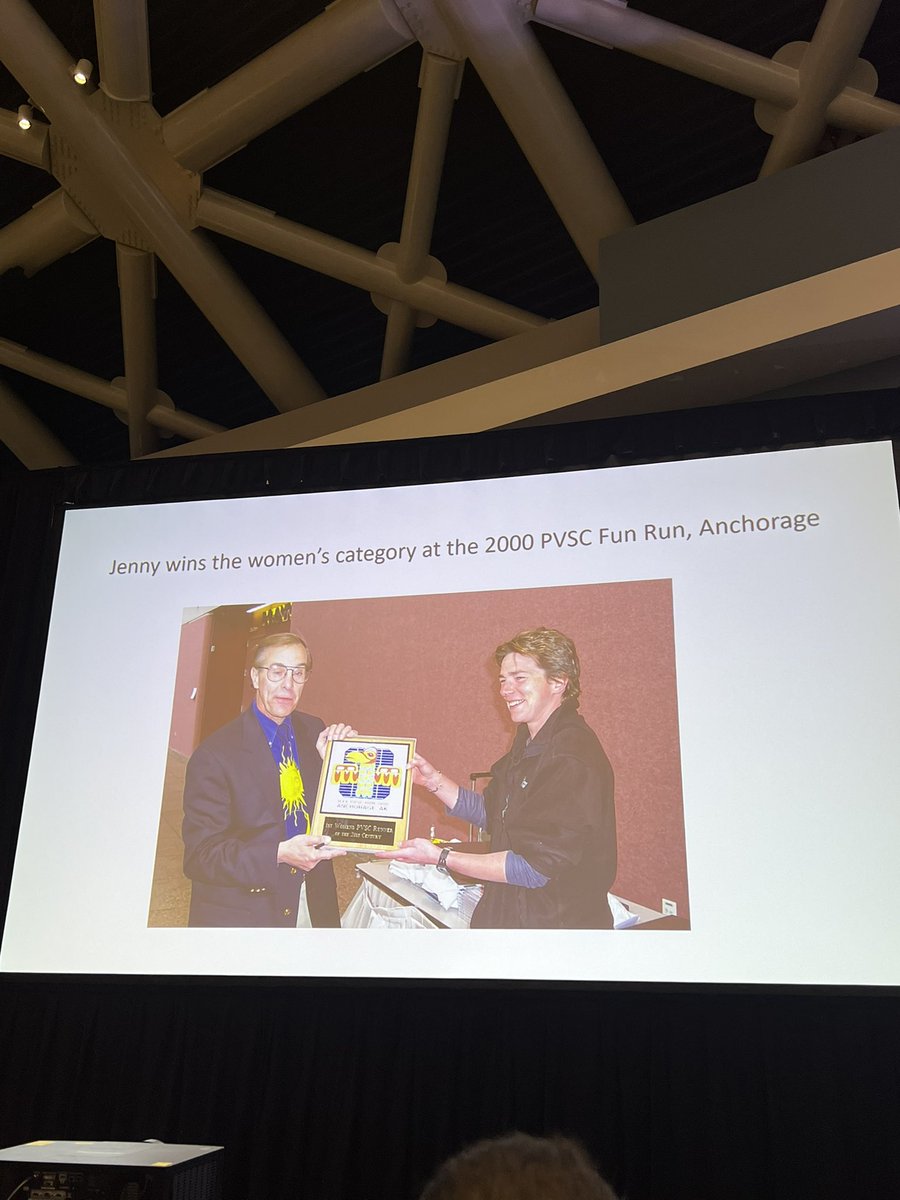 gingerlabUW's tweet photo. Congrats to Jenny Nelson @JNelsonGroup winner of the Cherry Award at the 50th @IEEEPVSC , another model of great scholarship and great humanity. Enjoyed the retro photos from the introduction! https://t.co/ZxqHpiKjKC